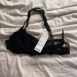 black lace bra